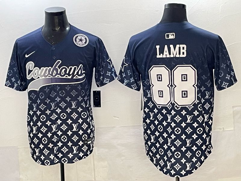 Men 2025 Nike Dallas Cowboys #88 Lamb Drak Blue Limited NFL Jersey 07->green bay packers->NFL Jersey